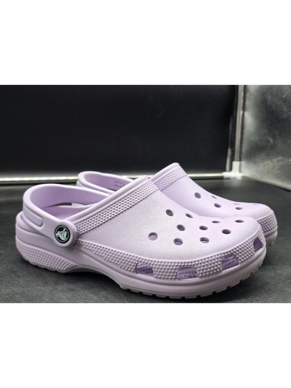 Crocs Classic Clog Shoes Womens Size 7 Purple Slip On Comfort Casual Sandals